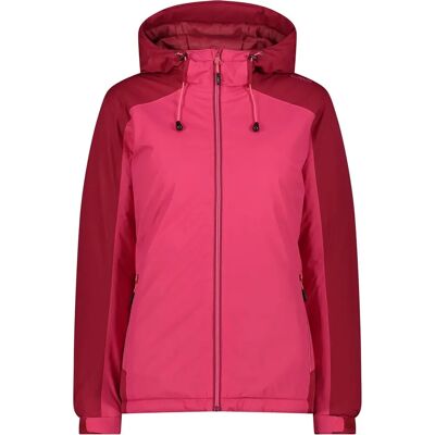 CMP Damen Jacke Fix Hood - Isolierte Wasserdichte Damenjacke Rosa CMP Damen Jacke Fix Hood - Isolierte Wasserdichte Damenjacke Rosa