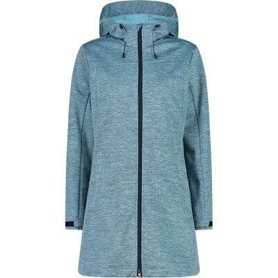 CMP Blue Softshell Jacket with Fixed Hood - Jacket CMP Blue Softshell Jacket with Fixed Hood - Jacket