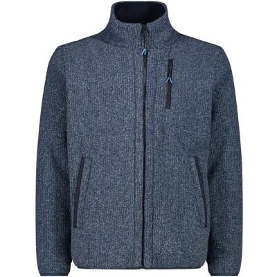 CMP Blue Recycled Polyester Fleece Jacket - Jacket CMP Blue Recycled Polyester Fleece Jacket - Jacket