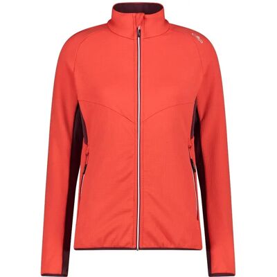 Cmp Red Women's Ski Jacket - Breathable Fleece Cmp Red Women's Ski Jacket - Breathable Fleece