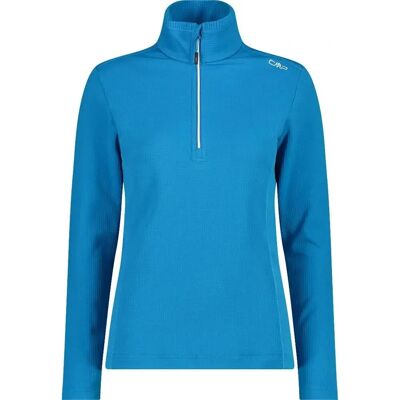 CMP Mujer Sudadera - Cuello medio con zipper - Elástico - Ecológico - Jersey CMP Mujer Sudadera - Cuello medio con zipper - Elástico - Ecológico - Jersey