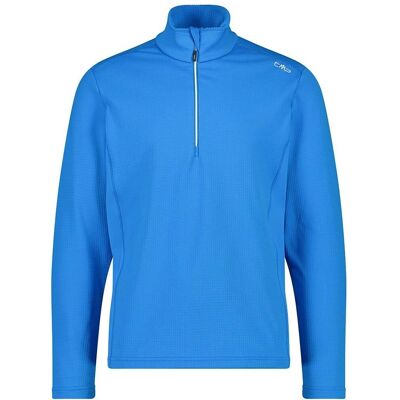 Camicia da sci uomo CMP - Fleece Jacquard - Blu fiume - Camicia da sci Camicia da sci uomo CMP - Fleece Jacquard - Blu fiume - Camicia da sci