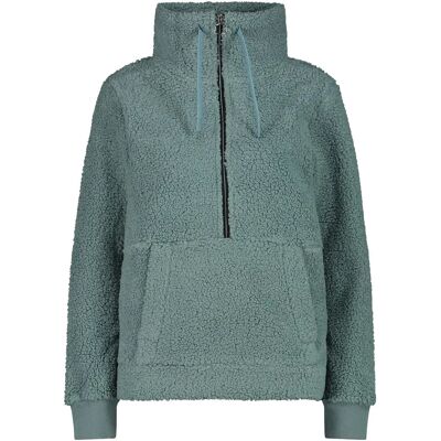 CMP Women Sweater - High Loft Half-Zip - Sporty Warm Fleece CMP Women Sweater - High Loft Half-Zip - Sporty Warm Fleece