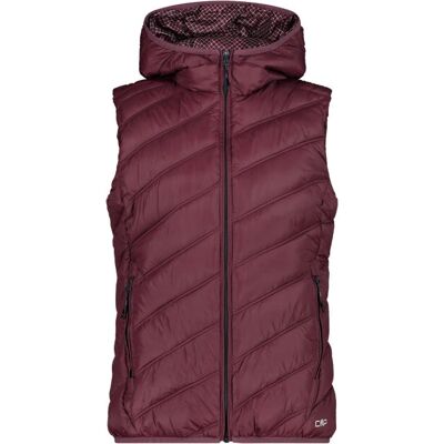 CMP Pink Water-Resistant Vest with Removable Hood - vest CMP Pink Water-Resistant Vest with Removable Hood - vest