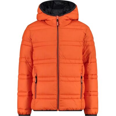 Chaqueta infantil Naranja de Cmp - Resistente al agua, Acolchada geométrica Chaqueta infantil Naranja de Cmp - Resistente al agua, Acolchada geométrica