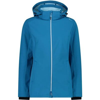 Niebieska Softshell Kurtka CMP długi krój z fleecem - Kurtka Niebieska Softshell Kurtka CMP długi krój z fleecem - Kurtka