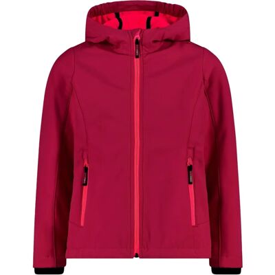 CMP Fuchsia Kinder Softshelljacke mit Kapuze - Unisex CMP Fuchsia Kinder Softshelljacke mit Kapuze - Unisex