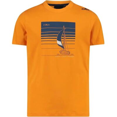 Cmp Kinder T-shirt - Bergprint, Korte mouw, Maat 98 Cmp Kinder T-shirt - Bergprint, Korte mouw, Maat 98