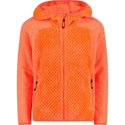 CMP - Kid G Jacket Fix Hood - Arancione - 128 - Giacca CMP - Kid G Jacket Fix Hood - Arancione - 128 - Giacca
