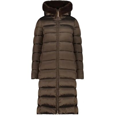 Manteau marron CMP - Traitement déperlant, Capuche en fausse fourrure, Isolation thermique Manteau marron CMP - Traitement déperlant, Capuche en fausse fourrure, Isolation thermique
