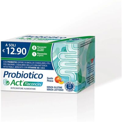 F&F Srl Probiotico Act - 8 Flaconcini - Integratore probiotico F&F Srl Probiotico Act - 8 Flaconcini - Integratore probiotico