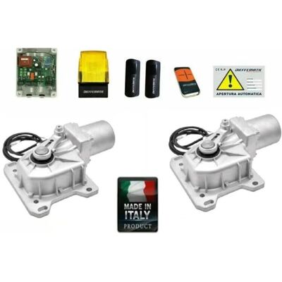 DIEFFEMATIC - CROMO - 2 battenti - 230/220 V - Interrato - Kit automazione cancello DIEFFEMATIC - CROMO - 2 battenti - 230/220 V - Interrato - Kit automazione cancello