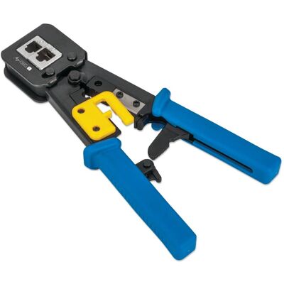 Techly - IWP-HT 310UT - Negro - Azul - Crimpadora de cables Techly - IWP-HT 310UT - Negro - Azul - Crimpadora de cables