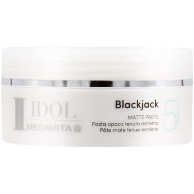 Medavita IDOL BlackJack Pasta de Styling - Fixare Puternică, Finisaj Mat, 100ml Medavita IDOL BlackJack Pasta de Styling - Fixare Puternică, Finisaj Mat, 100ml