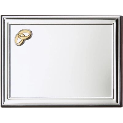 Argenteria Mb Personalisierte Hochzeitsplakette - Silber, 15,5x20,5cm, Individuelles Geschenk Argenteria Mb Personalisierte Hochzeitsplakette - Silber, 15,5x20,5cm, Individuelles Geschenk