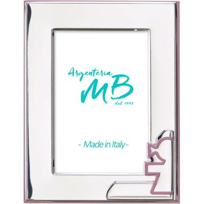 Argenteria Mb Baby Mädchen Geburtsrahmen - 13 X 18 - Silber PVD Argenteria Mb Baby Mädchen Geburtsrahmen - 13 X 18 - Silber PVD