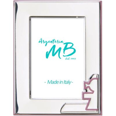 Argenteria Mb Baby Mädchen Geburtsrahmen - 10x15 - Handgefertigt Italien Argenteria Mb Baby Mädchen Geburtsrahmen - 10x15 - Handgefertigt Italien