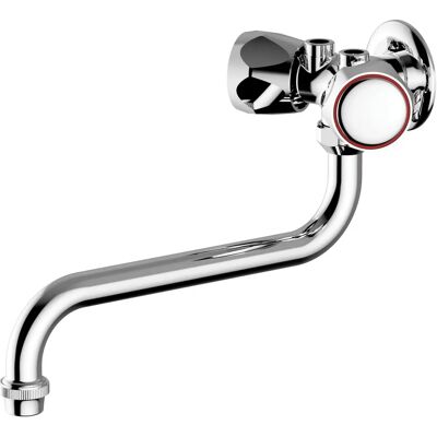 Tecnomat - Miscelatore Sottoboiler A Parete Teorema Corallo Con Maniglia - Corallo - Parete - Faucet Tecnomat - Miscelatore Sottoboiler A Parete Teorema Corallo Con Maniglia - Corallo - Parete - Faucet