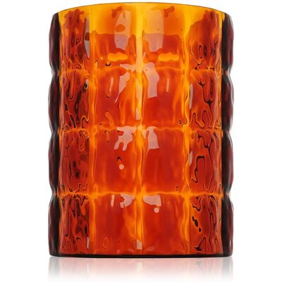 Kartell Amber Vase - Grooved Textured Decor Kartell Amber Vase - Grooved Textured Decor