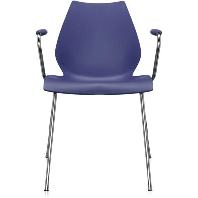 Kartell Maui Stuhl mit Armlehnen - Blau - Restaurant/Stuhl Kartell Maui Stuhl mit Armlehnen - Blau - Restaurant/Stuhl
