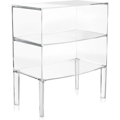 Commode Ghost Buster de Kartell - PMMA Transparent Design - Publicité Commode Ghost Buster de Kartell - PMMA Transparent Design - Publicité