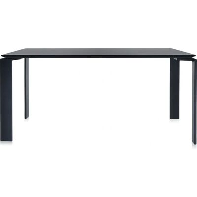 Kartell Four Tisch - Stahl, 158x79cm, Schwarz - Schreibtisch Kartell Four Tisch - Stahl, 158x79cm, Schwarz - Schreibtisch