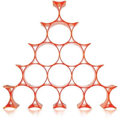 Kartell Orange Wine Bottle Holder - Modular Design by Ron Arad Kartell Orange Wine Bottle Holder - Modular Design by Ron Arad