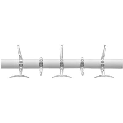 Porte-manteaux Kartell 817270 - Transparent, Design Moderne, Crochets Ajustables - Publicité Porte-manteaux Kartell 817270 - Transparent, Design Moderne, Crochets Ajustables - Publicité