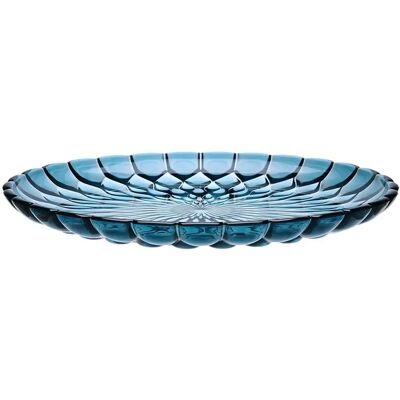 Kartell Jelly Teller - Kunststoff, Blau transparent Kartell Jelly Teller - Kunststoff, Blau transparent