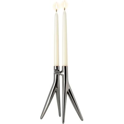Kartell Abbracciaio Candle Holder - Modern Metallic Design Kartell Abbracciaio Candle Holder - Modern Metallic Design