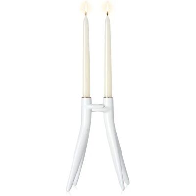 Kartell Abbracciaio White Modern Candle Holder - Candle Holder Kartell Abbracciaio White Modern Candle Holder - Candle Holder