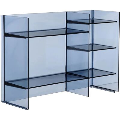 Kartell by Laufen Sound-Rack Regalsystem - bleu - système de rangement modulaire - Publicité Kartell by Laufen Sound-Rack Regalsystem - bleu - système de rangement modulaire - Publicité