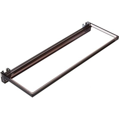 Kartell Laufen Shelfish - Transparent Wall Shelf - 45x15x4cm Kartell Laufen Shelfish - Transparent Wall Shelf - 45x15x4cm