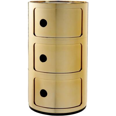 Kartell Anna Castelli Ferrieri Conteneur de rangement Doré - Publicité Kartell Anna Castelli Ferrieri Conteneur de rangement Doré - Publicité