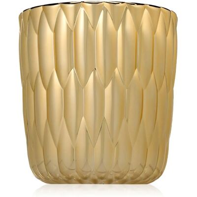 Kartell Gold Jelly Vase - Decorative, Metallic Finish Kartell Gold Jelly Vase - Decorative, Metallic Finish