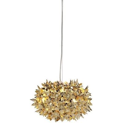 Petite suspension Bloom dorée de Kartell - Lampe suspendue Petite suspension Bloom dorée de Kartell - Lampe suspendue