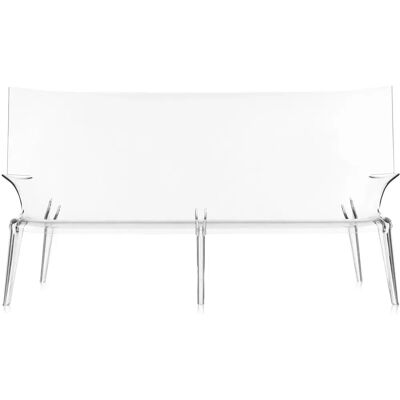 Canapé extérieur Kartell Uncle Jim - Transparent - 2 places - Publicité Canapé extérieur Kartell Uncle Jim - Transparent - 2 places - Publicité