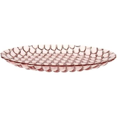 Kartell Piatto Jellies Family - Rosa - Piatti con Motivo Organico Testurizzato - 4 pz Kartell Piatto Jellies Family - Rosa - Piatti con Motivo Organico Testurizzato - 4 pz