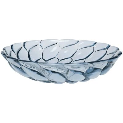 Set di Piatti Blu Jellies Family di Kartell - Texture Organica Set di Piatti Blu Jellies Family di Kartell - Texture Organica