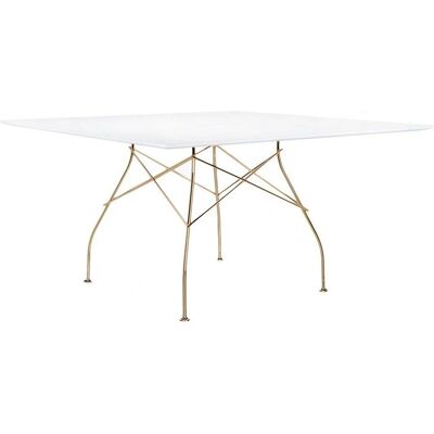 Kartell Weißer Quadratischer Tisch - Tisch Kartell Weißer Quadratischer Tisch - Tisch