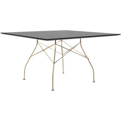 Kartell Glossy Tisch - Quadrat, Schwarz - Tisch Kartell Glossy Tisch - Quadrat, Schwarz - Tisch