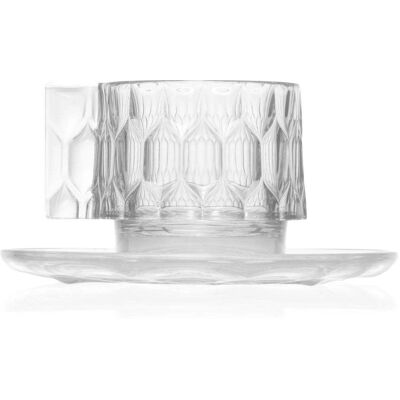 Kartell Jellies Family Transparent Coffee Cup Set - Designer Patricia Urquiola Kartell Jellies Family Transparent Coffee Cup Set - Designer Patricia Urquiola