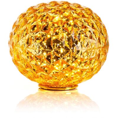 Kartell Planet LED Tischleuchte - Modern, Transparent, Gelb Kartell Planet LED Tischleuchte - Modern, Transparent, Gelb