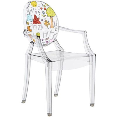 Kartell Lou Lou Ghost Kinderstoel - Transparant - Kinderstoel Kartell Lou Lou Ghost Kinderstoel - Transparant - Kinderstoel