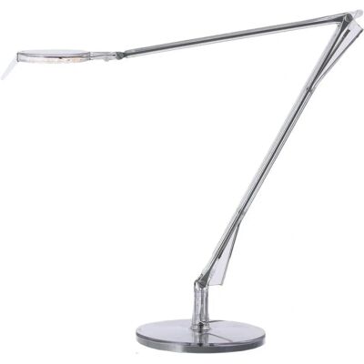 Kartell Aledin - Regulowana lampa biurkowa - Przezroczysta - Projektant Francesco Meda Kartell Aledin - Regulowana lampa biurkowa - Przezroczysta - Projektant Francesco Meda