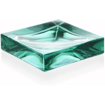 Kartell Boxy Bathroom Accessories - Green Transparency Kartell Boxy Bathroom Accessories - Green Transparency