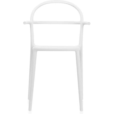 Sedia da ristorante bianca Kartell Generic C Sedia da ristorante bianca Kartell Generic C