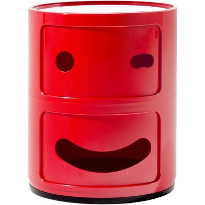 Kartell Fabio Novembre Componibili Smile Roter Aufbewahrungs - Möbel Kartell Fabio Novembre Componibili Smile Roter Aufbewahrungs - Möbel