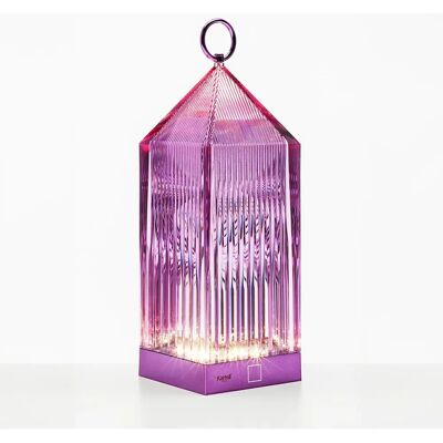 Kartell Lantern - Tragbare kabellose Außenlampe - Violett Kartell Lantern - Tragbare kabellose Außenlampe - Violett