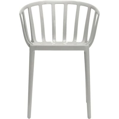 Kartell 580607 Grauer stapelbarer Esszimmerstuhl - Stuhl Kartell 580607 Grauer stapelbarer Esszimmerstuhl - Stuhl